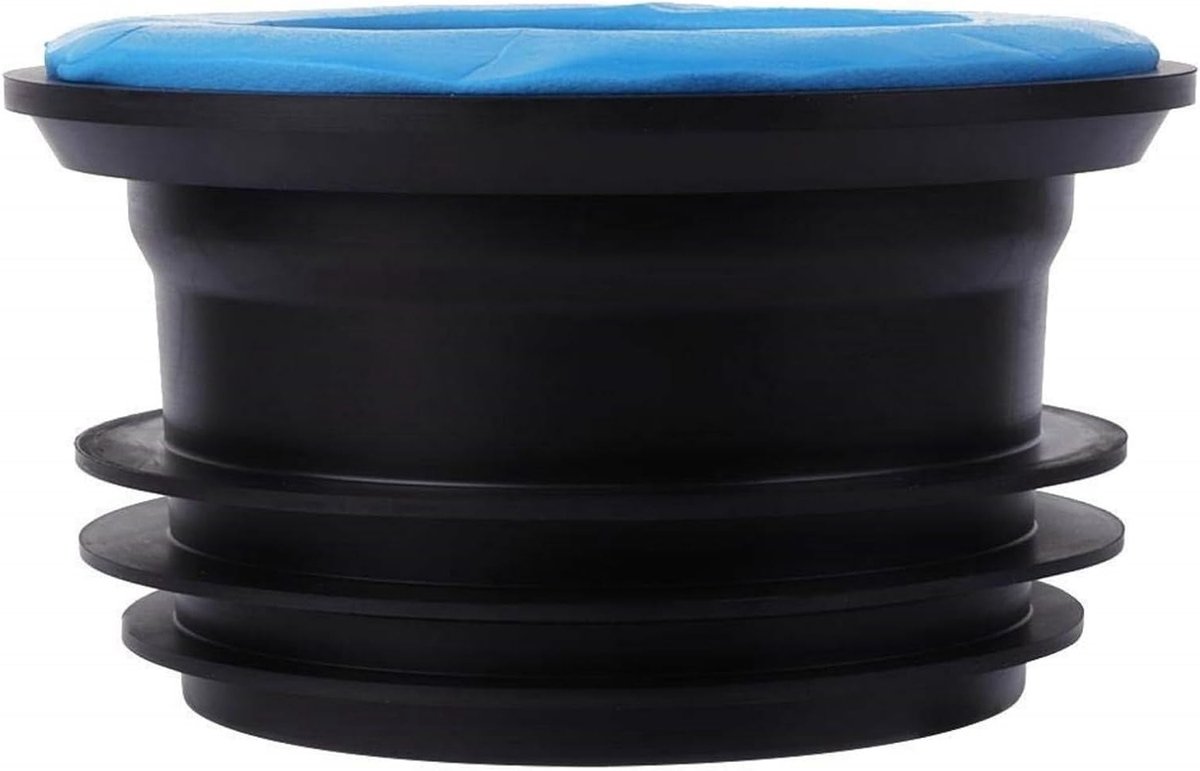 Toilet afsluitring voor badkamer - rubberen afdichtring, waterdicht en duurzaam, 12.5 x 8 cm