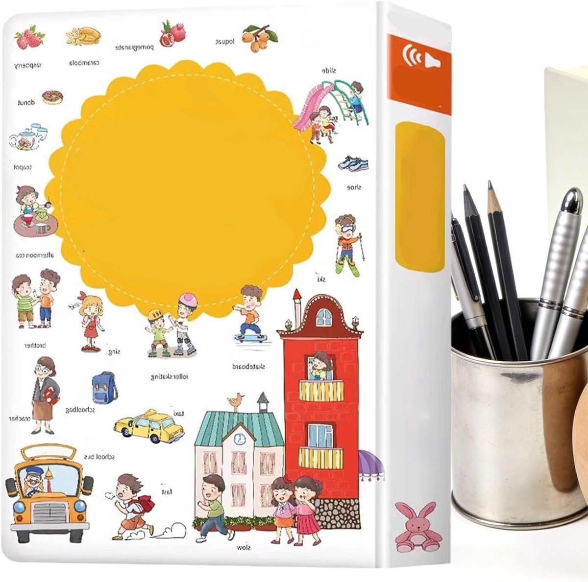 Interactief Geluidenboek - Engels Leren - Vroeg Leren - 18 Thema's - 20 x 27 cm - Meerkleurig