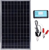 Draagbaar Zonnepaneel - Solar Lader - Accu Onderhoud - Geavanceerde Technologie - 200W Vermogen - Zwart