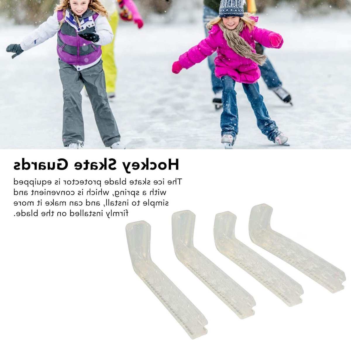 Dailygoods- Schaatsbeschermers Verstelbaar - Schaatsbeschermers Kunstschaatsen - Schaatsbeschermers IJshockey - Antislip - Duurzaam Siliconenmateriaal - Bescherming voor Schoenbladen - Schaatsbescherming