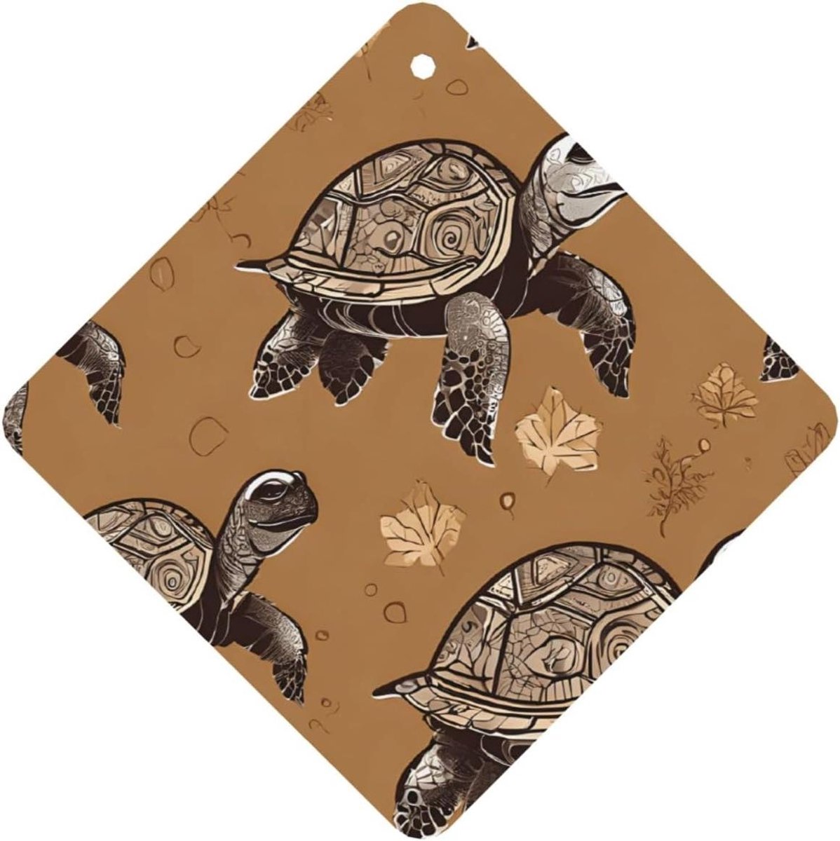 Zeeschildpad Luchtverfrisser - Hangende Kaarten - Auto Interieur - Langdurige Geur - Set van 6 - Niet Van Toepassing