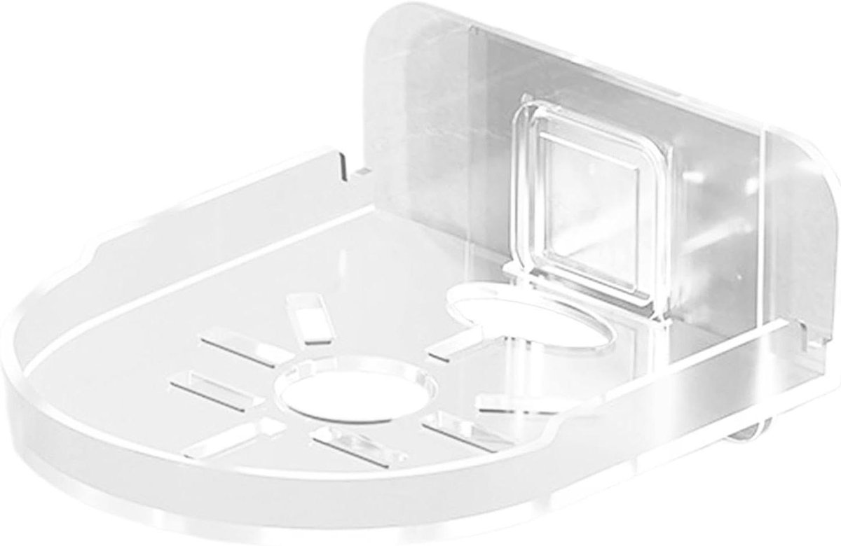 Babyfoon Wandhouder - Camera Plank - Veilige Beveiliging - Montage Zonder Boren - 10x10 cm - Transparant