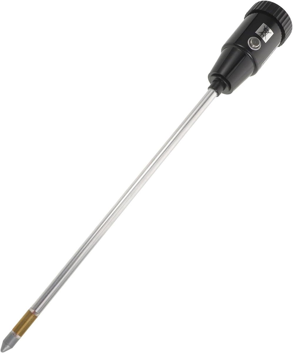 Bodemtester - Bodemvochtmeter - pH meter - Vochtigheidsmeter - Planten Verzorgen - Dubbele Functie - 41 cm - Zwart