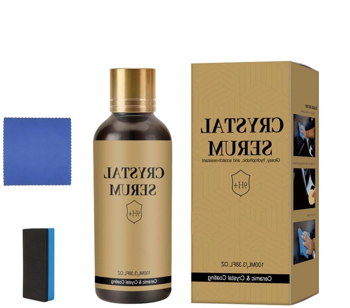 Keramische Coating Auto - Lakverzegeling Hydrofoob - Voertuig Beschermen - Krasbestendige Buitenlaag - 130 g - Transparant