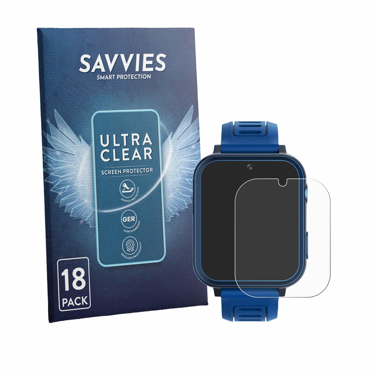 Savvies - Screenprotector voor Phyulls S16 - Folie Beschermfolie transparant 18 Stuks