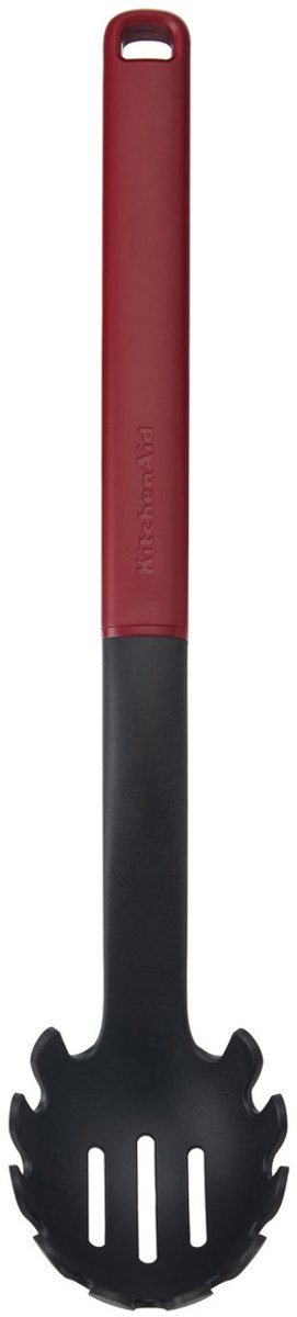 Pastalepel, Spaghettilepel, 34 cm, Kunststof/Nylon, Rood - KitchenAid
