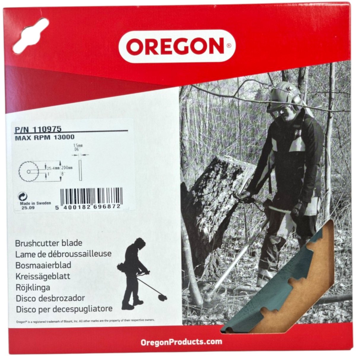 Oregon ontbossingszaagblad 200 mm ( 110975 )