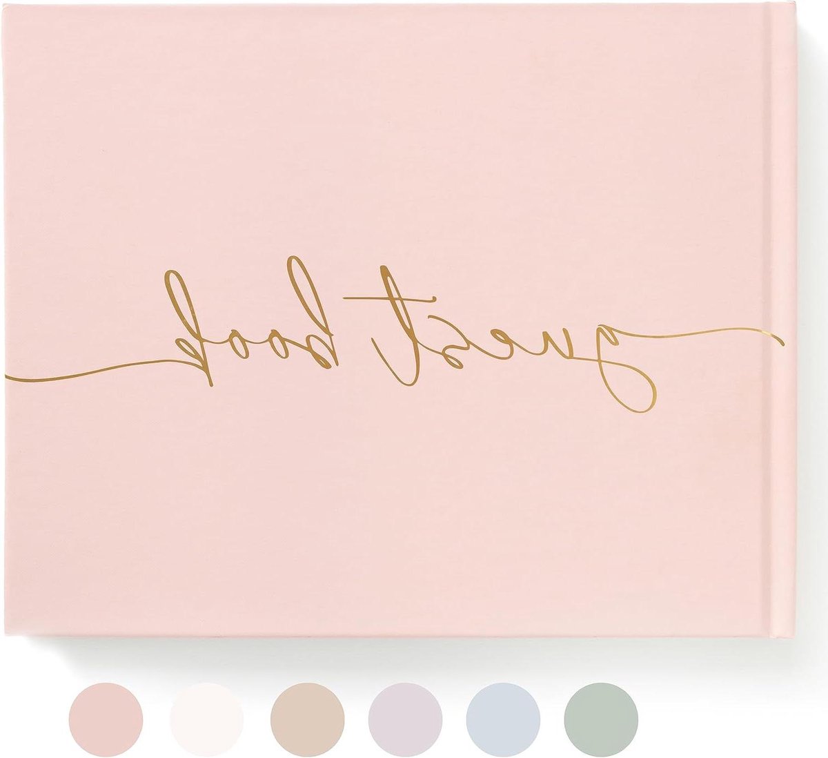 Gastenboek Bruiloft - Herinneringen Boek - Speciale Gelegenheden - Elegante Hardcover - 100 Blanco Pagina's - Roze