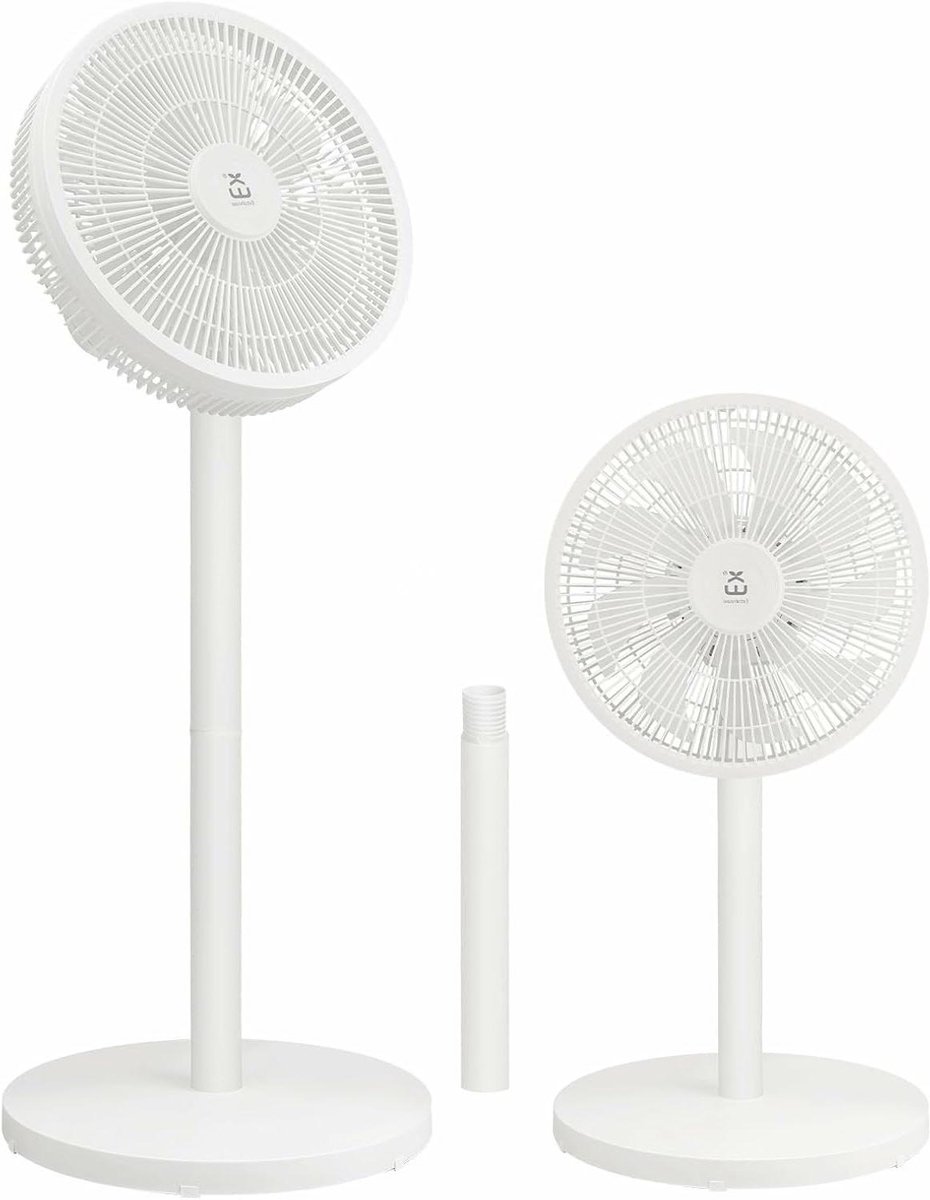 Ventilator - Staande en tafel - Ruimte Koelen - 2-in-1 ontwerp - 91 cm - Wit