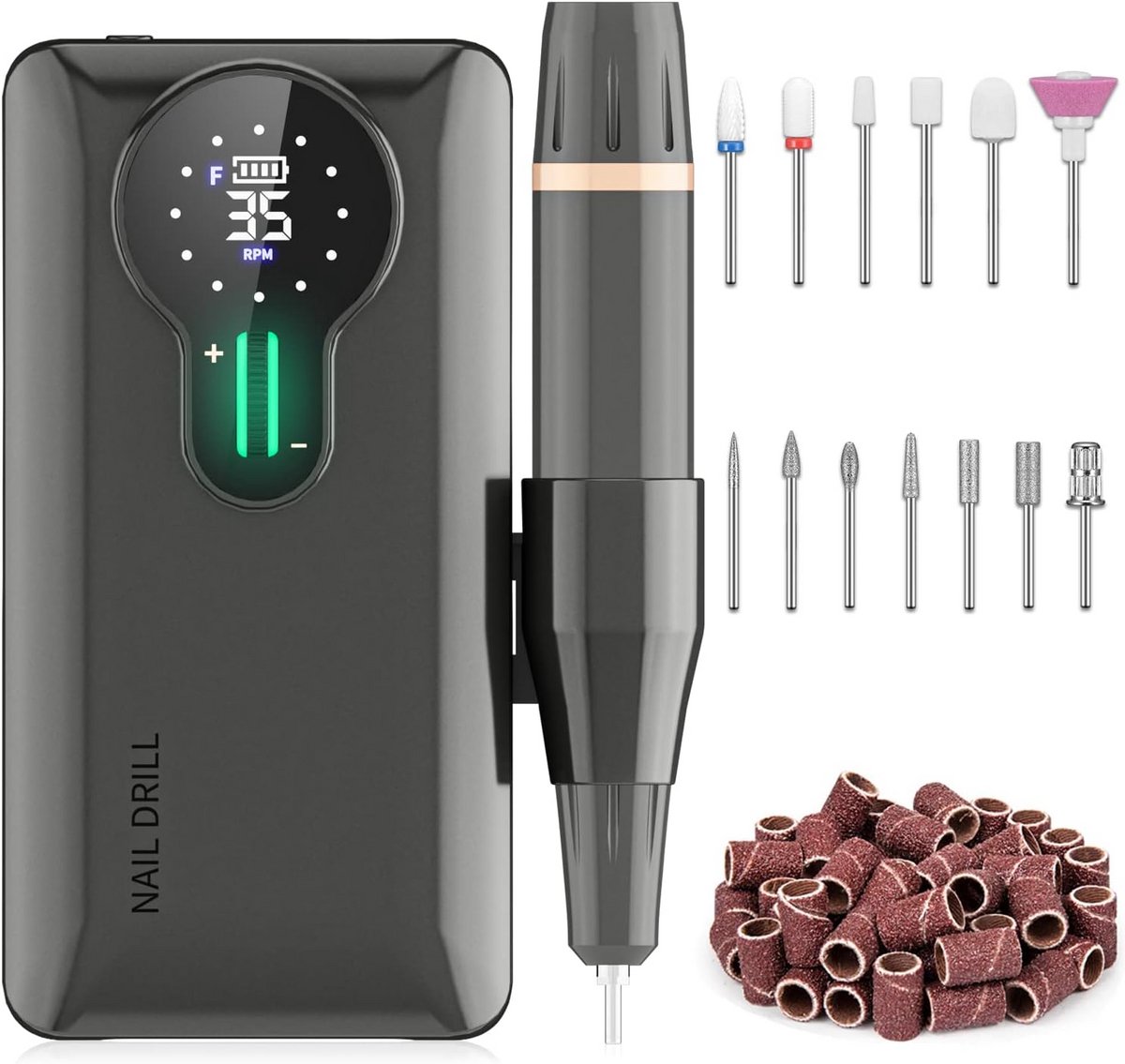 Nagelvijl elektrische- Nagelfrees - Manicure & pedicure - Polijstset
