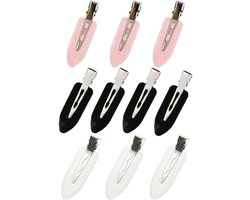 10 Stuks No Bend Haar Clips - Make-up No Crease Hair Clip Hairdressing Hairpins Creaseless Pin Clips voor Hair Styling & Kapsel Collocatie voor Meisjes Vrouwen