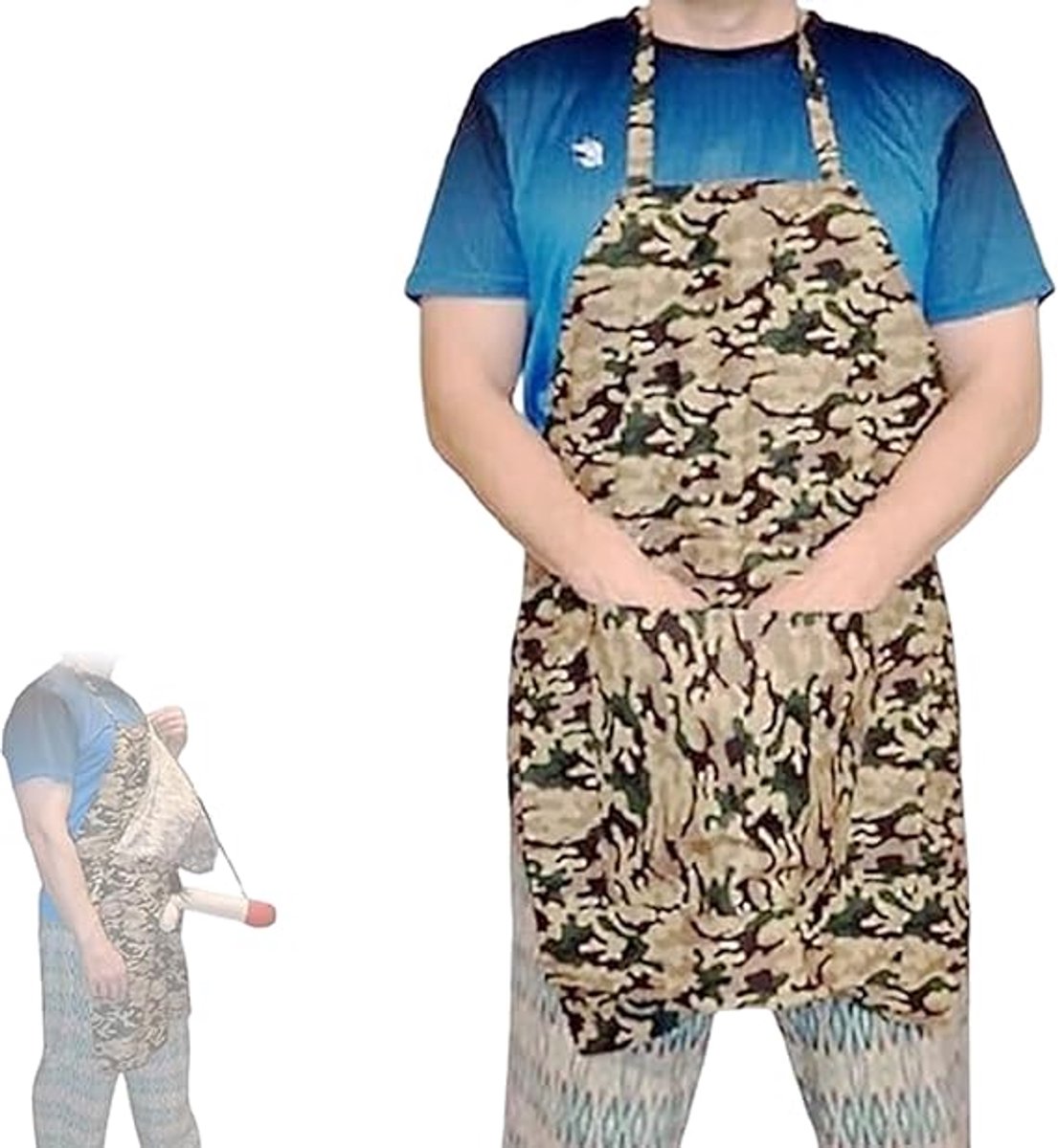 Oneay Schorten met een grappige kokslook, creatief ontworpen schorten met een verrassing in de zakken, leuke schorten met verborgen verrassingen, perfecte cadeaus voor de feestdagen.
