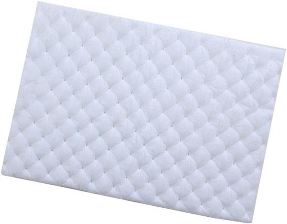 Geluidsisolatie Mat - Akoestisch Vlies - Geluidsdemping Auto - Zelfklevend Materiaal - 50 x 320 cm - Wit