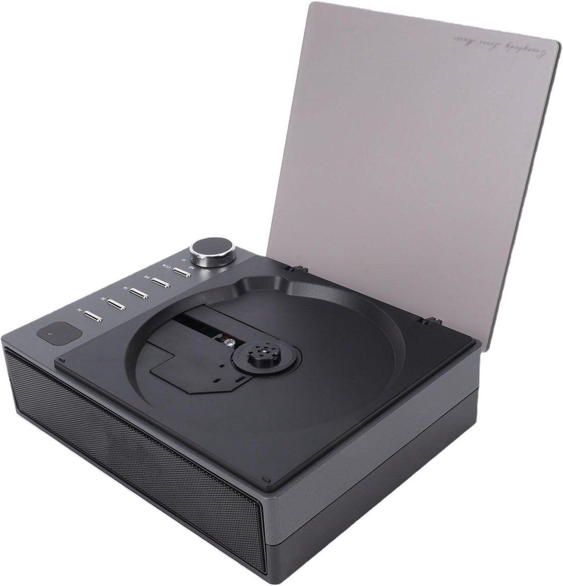 Draagbare CD-speler - Bluetooth Radio - Muziek Luisteren - Oplaadbare Batterij - 26.7 cm - Zwart