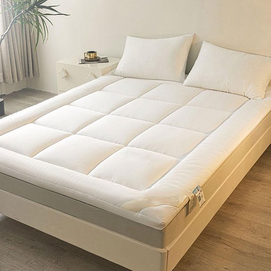 Japanse Tatami Matras - Futon Vloermat - Comfortabel Slapen - Huidvriendelijk Katoen - 150 x 200cm - E — afbeelding 4