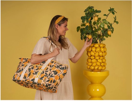 Zebra Trends Elise Strandtas - Natgoedvak - Ritsvak - Praktisch - Stijlvol - Citroen