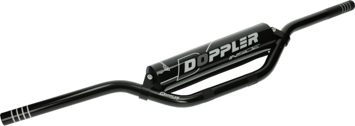universeel doppler stuur voor derbi 50 senda sm x-treme 2006 tot 2012 zwart d22mm l740mm nieuw