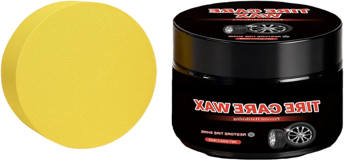 Voor banden, 50 g velgenverzorgingspasta, bandencoating, voor auto, camper, SUV, sedan, vrachtwagen, auto, werkplaats, garage, outdoor