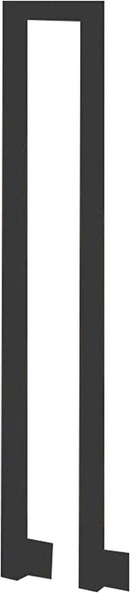 Trapleuning metaal - Veiligheidsgreep trap - Veilig traplopen - Duurzaam smeedijzer - 50 cm - Zwart
