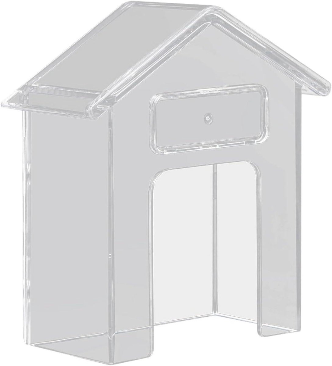 Deurbel Regenhoes - Beschermhoes Deurbel - Buiten Gebruiken - Vijfzijdige Waterdichtheid - 9x7x3 cm - Transparant