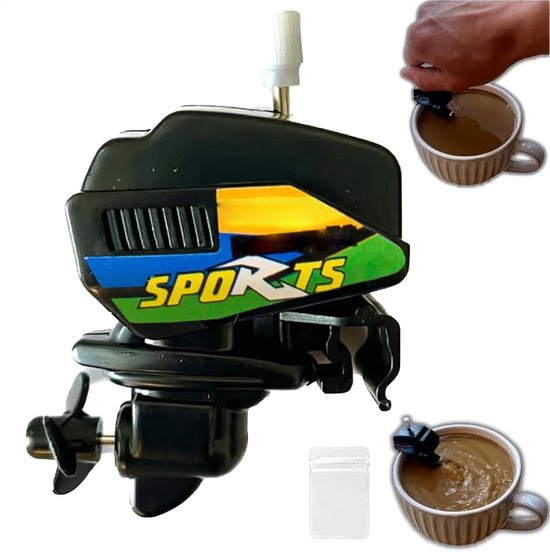 Koffie Roerder - Drank Mixer - Dranken Mengen - Speciale Propeller - 70x30x70 mm - Zwart — afbeelding 5