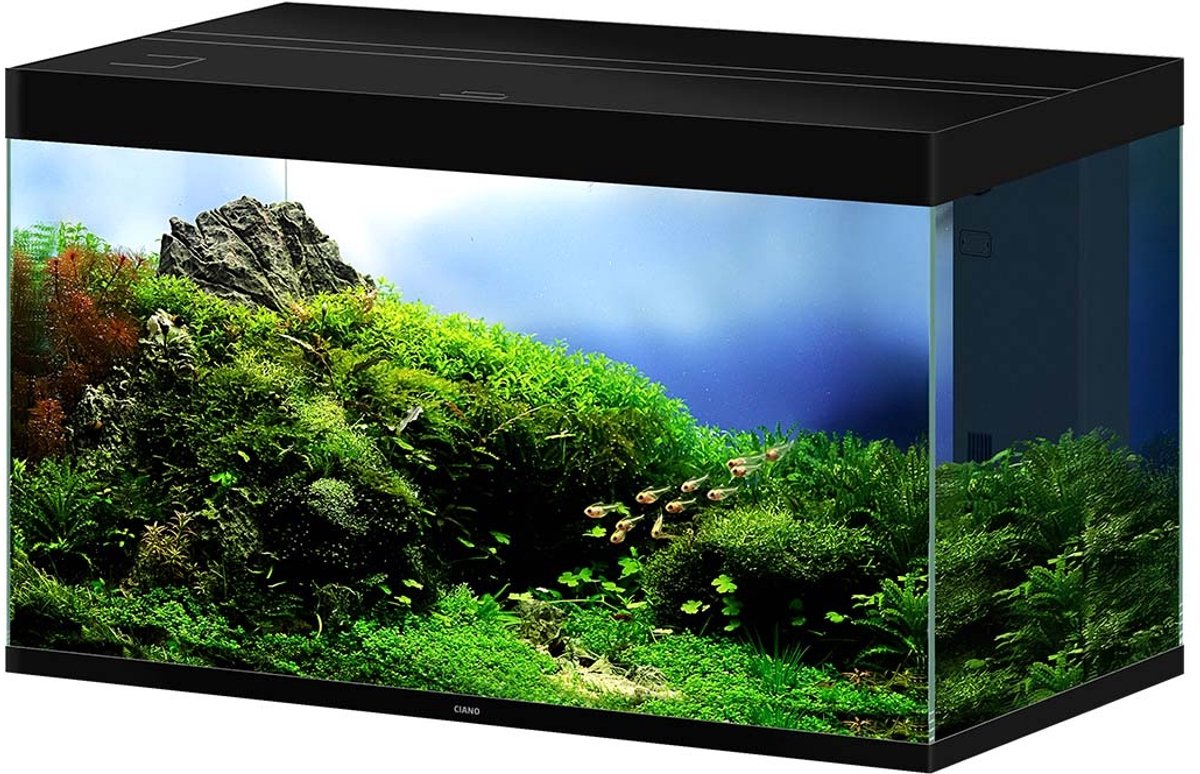 Ciano Aquarium Pro 100 Deep 300 liter | 102 x 58 x 61 cm | complete set Zwart