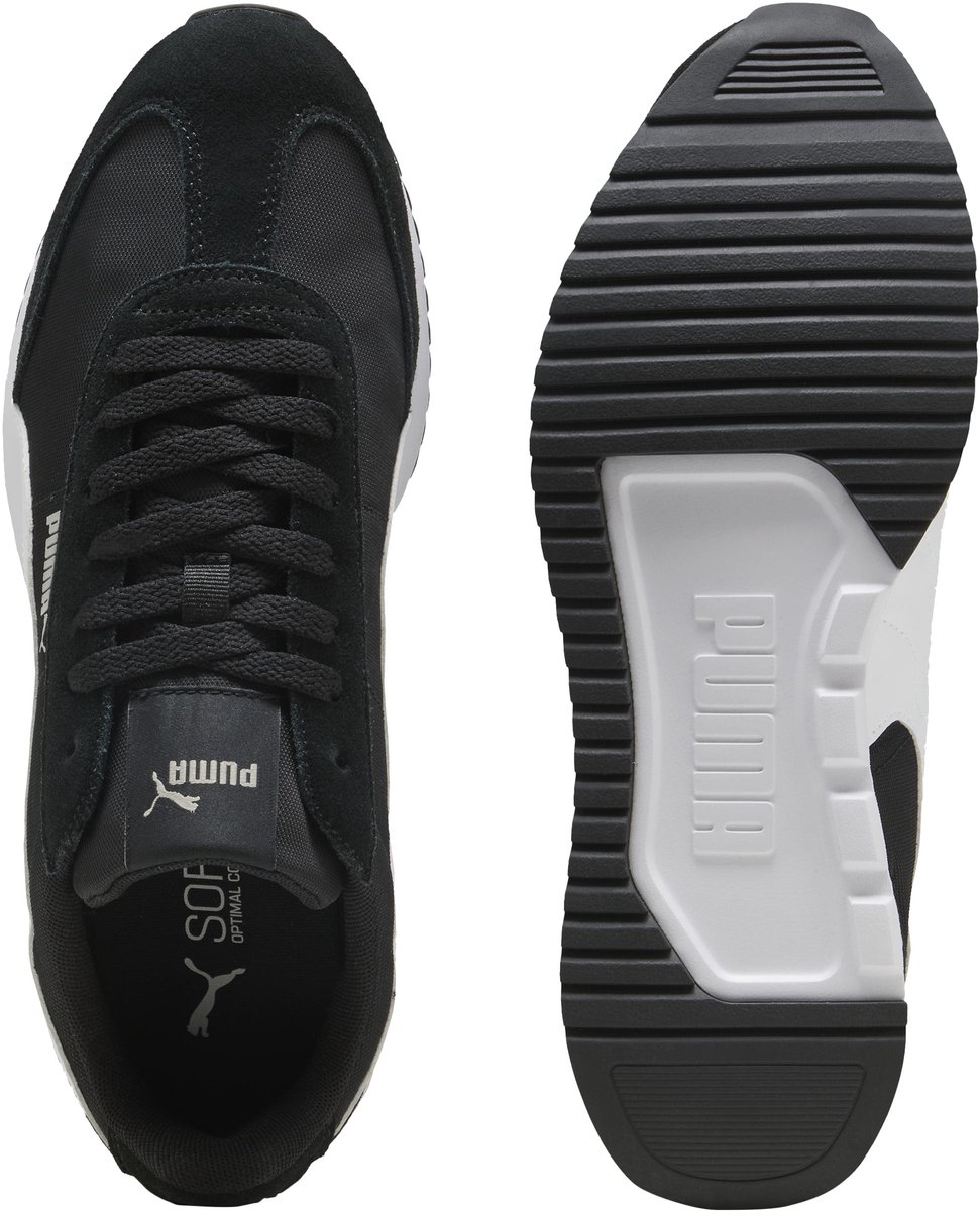 Leren sneakers R78 Wind MU Zwart