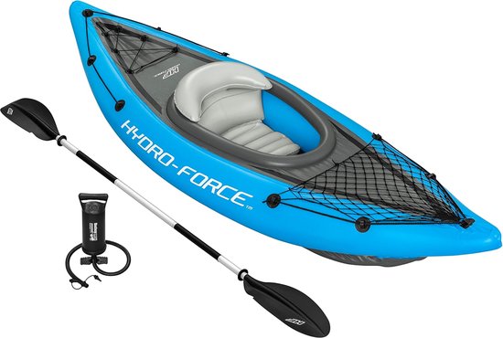 Opblaasbare Kajak - Waterfiets Boot - Avontuurlijke Tochten - Complete Set Inclusief - 275 x 81 x 45 cm van Merkloos — afbeelding 4