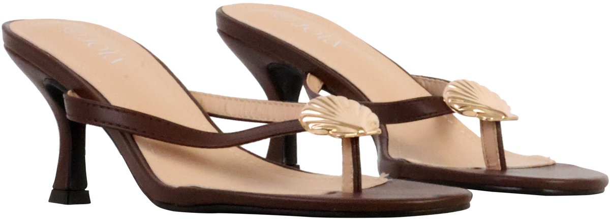 Sandalen met hak