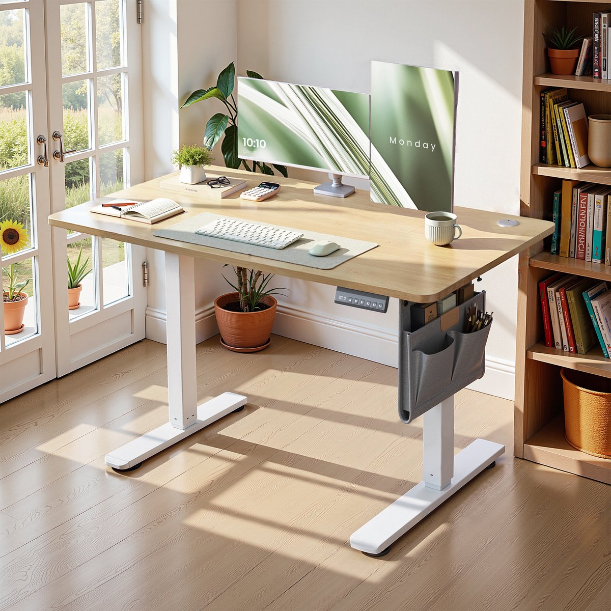 SONGMICS - In Hoogte Zit Sta Bureau thumbnail 3