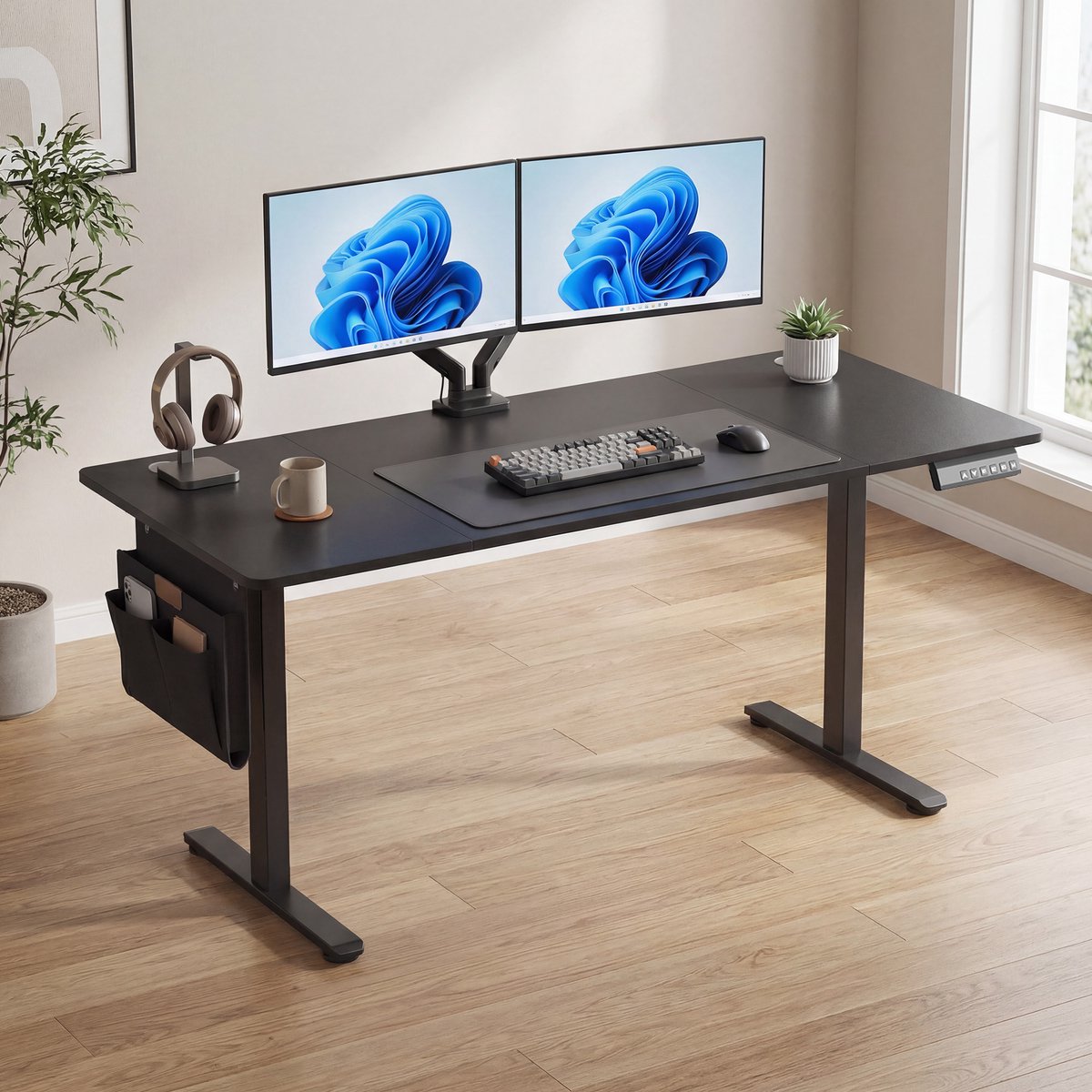 SONGMICS SONGMICS Zit-Sta Bureau - afbeelding 4