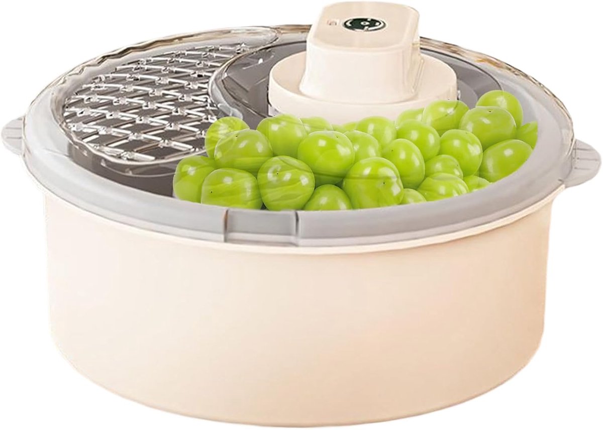 Fruitcentrifuge en Wasmachine - Keuken Gadget - Salade en Fruit Droger - Efficiënt Centrifugemechanisme - 30 x 20 cm