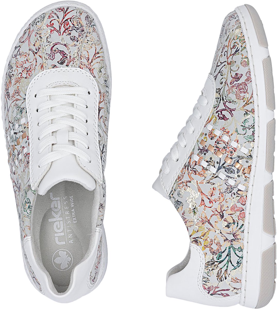Lage leren sneakers Mirror