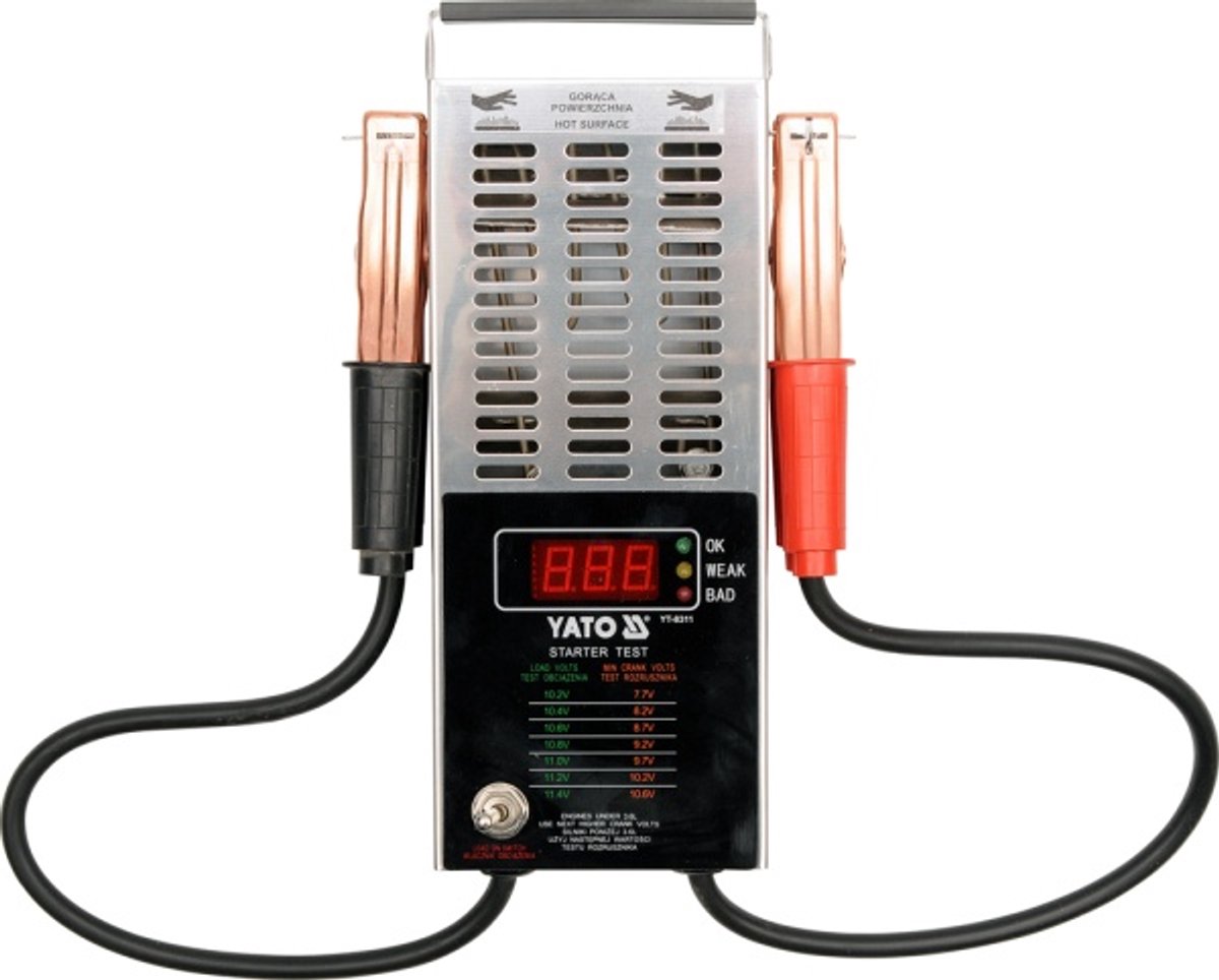 Yato Digitale batterij tester 12 V