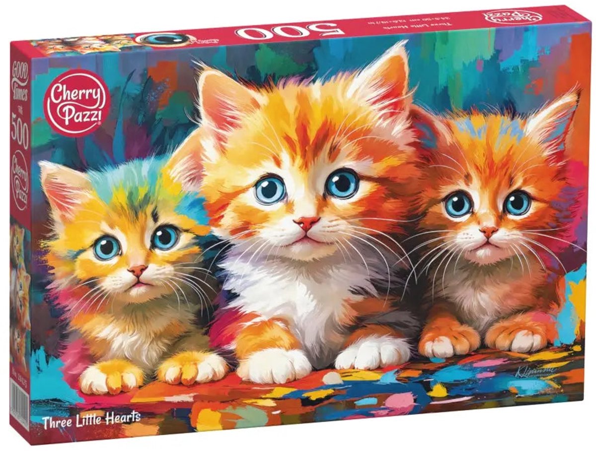 Three Little Hearts Puzzel 500 Stukjes