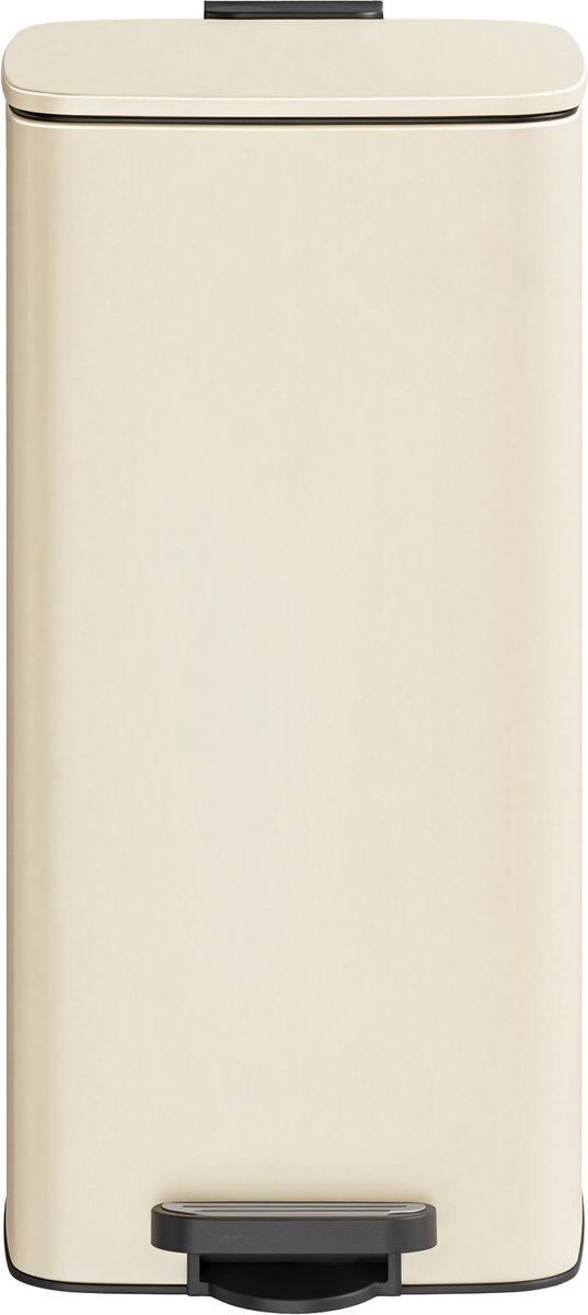 SONGMICS LTB593A02 - Prullenbak voor Keuken - 30 Liter pedaalemmer - Met Binnenemmer en Softclose