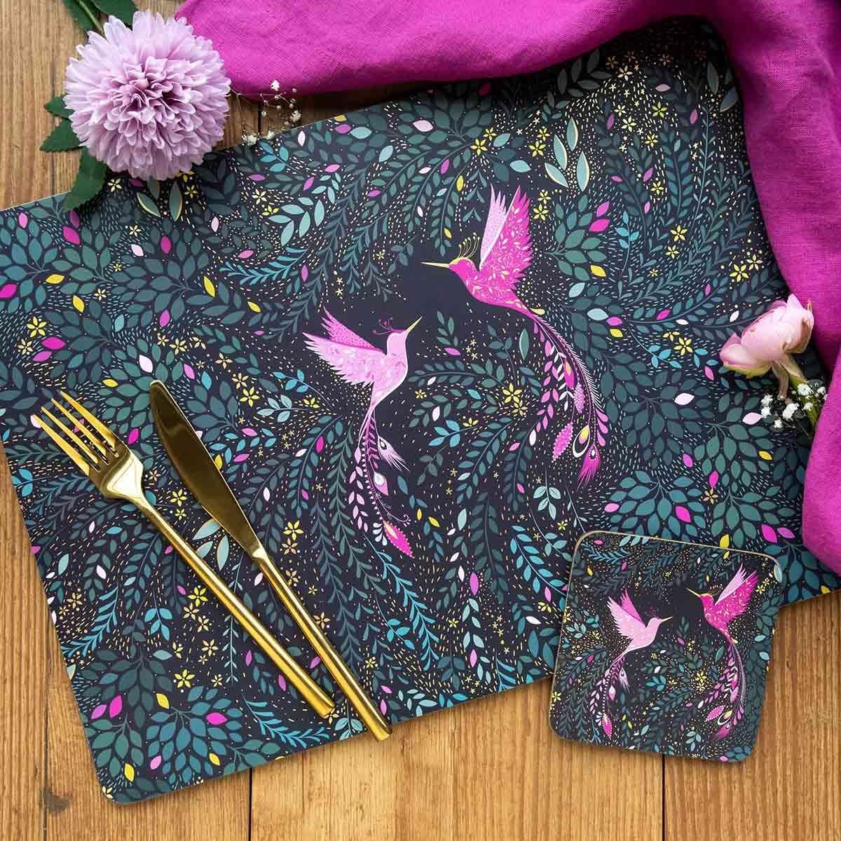 Placemats Set - Tafelonderleggers - Dagelijks Gebruik - Set van Vier - 40x30 cm - Groen