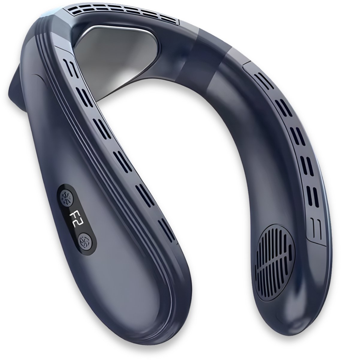 DreamGoods Nek Ventilator met Koeling & Temperatuurregeling - 2026 Pro - NTC-Chip - 6000mAh - Draadloos & Oplaadbaar - Draagbare Mini Ventilator - Nek Fan - Gezichtsventilator - Handventilator - Hals Ventilator - Nekventilator