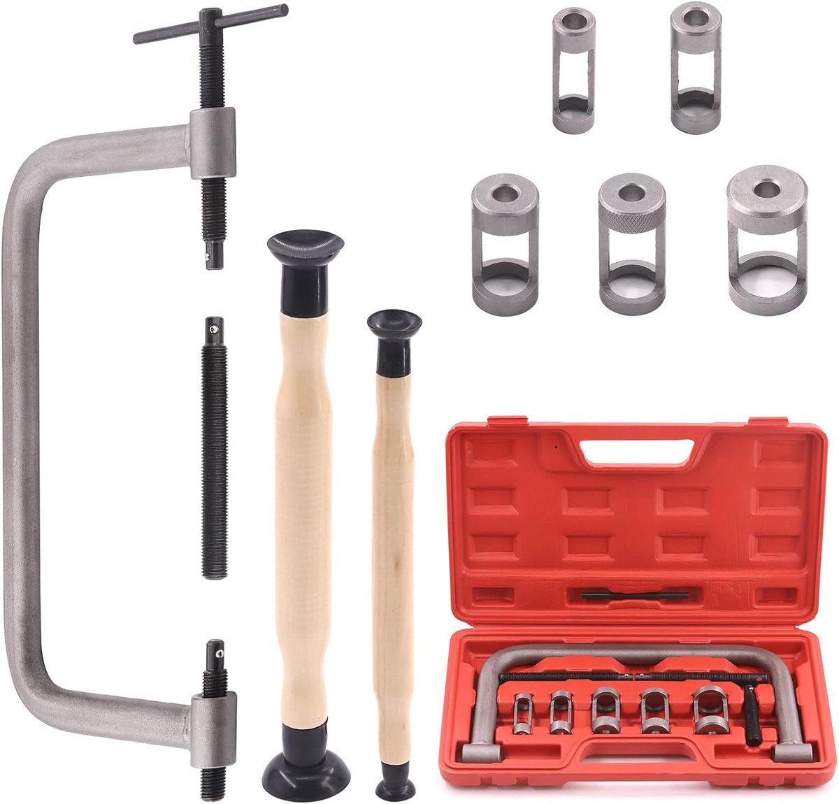 Kleppenveer Compressor Set - Motor Reparatie Gereedschap - Motoronderhoud Uitvoeren - Universele Adapter Set - 13 Delig