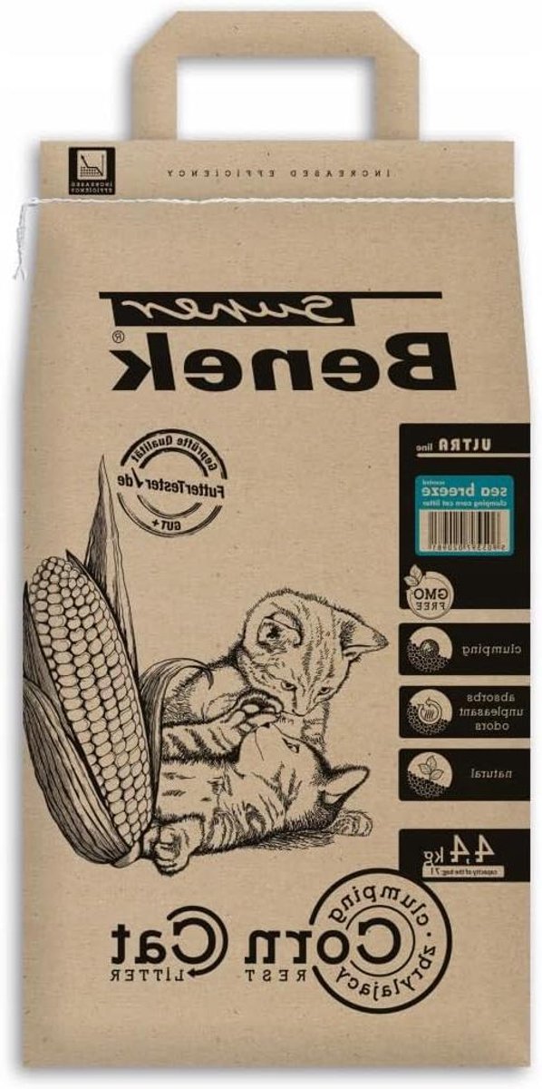 Kattenbakvulling Maïs - Kattenkorrels - Absorbeert Vocht - Klontvormend - 7 Liter