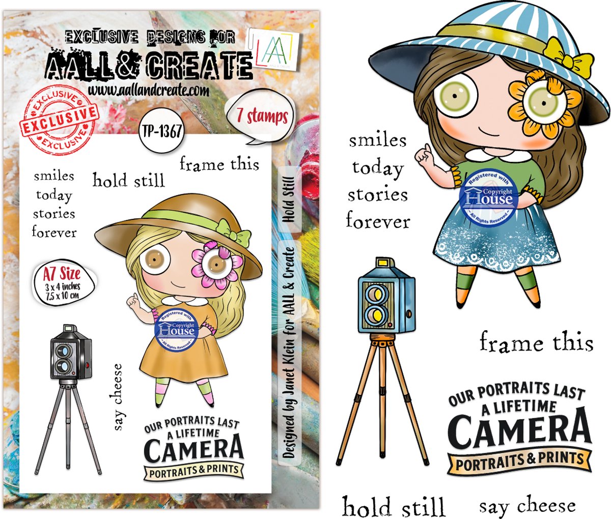Aall & Create clearstamps A7 - Hold still