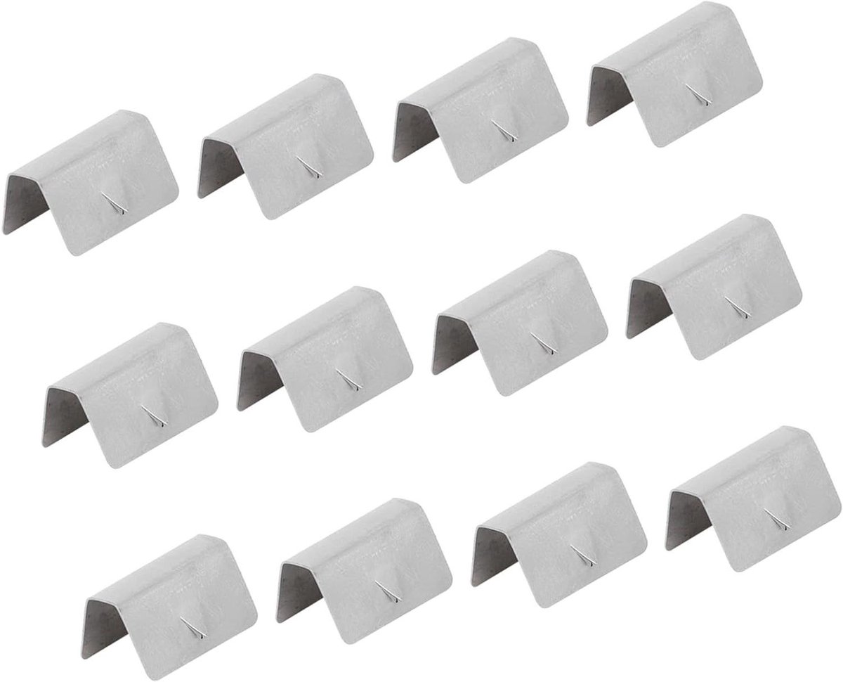 Wind Deflector Clips - Kanaal Clips - Auto Veiligheid - Roestvrij Staal - 12 Stuks