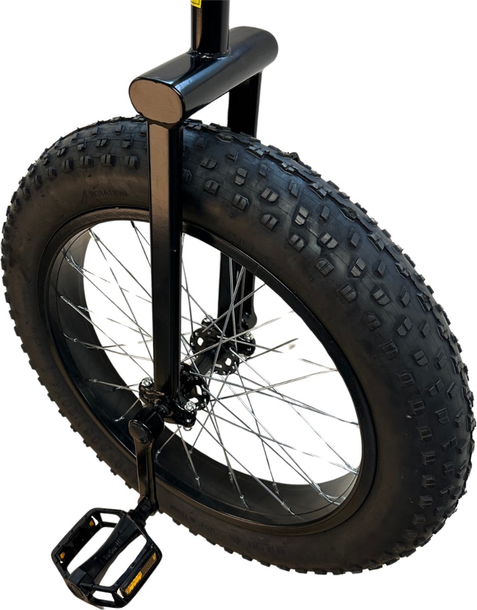 Funsport All terrain Eenwieler 20 Zwart met brede band voor trial rijden