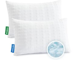 Slaapkussens Set - Traagschuim Kussens - Comfortabel Slapen - Verstelbare Vulling - Queen Size - Wit
