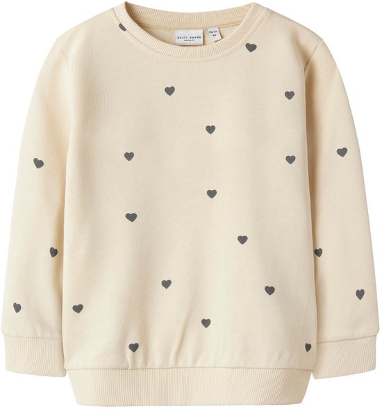Name it Pull Filles Summer coeurs sable - NMFVALBA - Taille 86