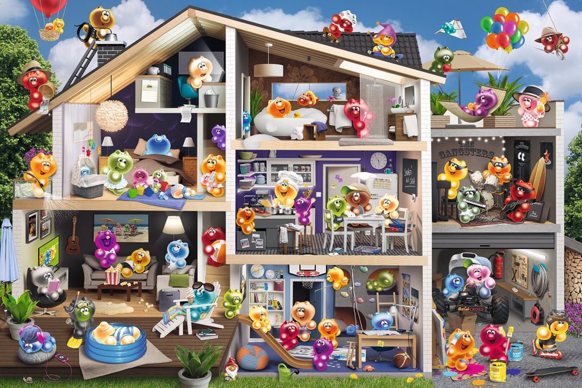 Ravensburger puzzel Gelini Dollshouse - Legpuzzel - 500 stukjes