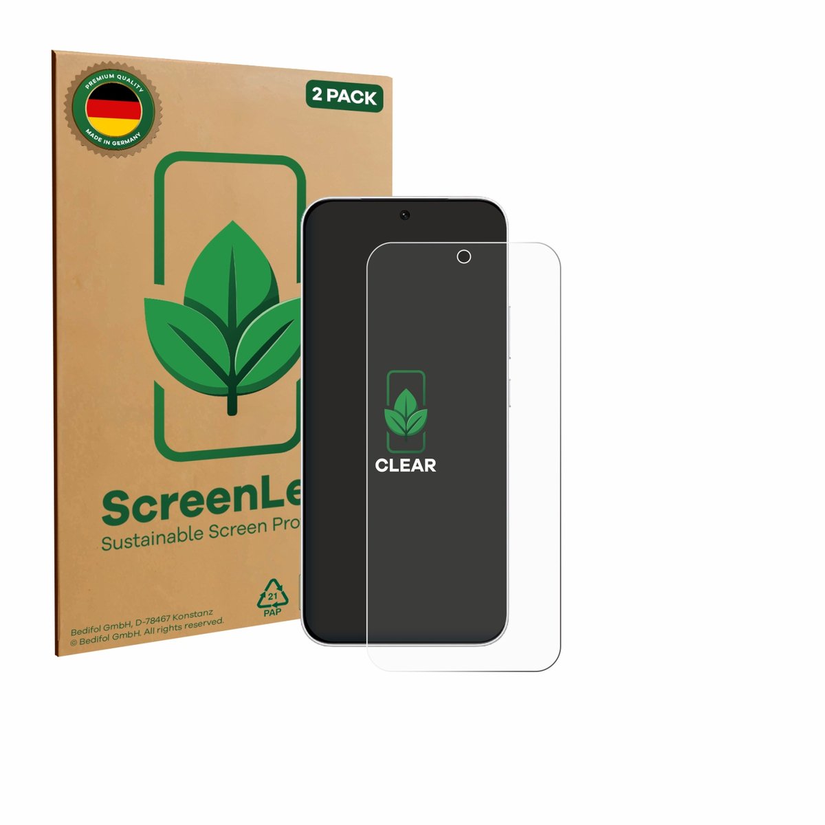 ScreenLeaf - Screenprotector voor Vivo iQOO Z11 - Duurzame schermbescherming Folie Beschermfolie transparant 2 Stuks