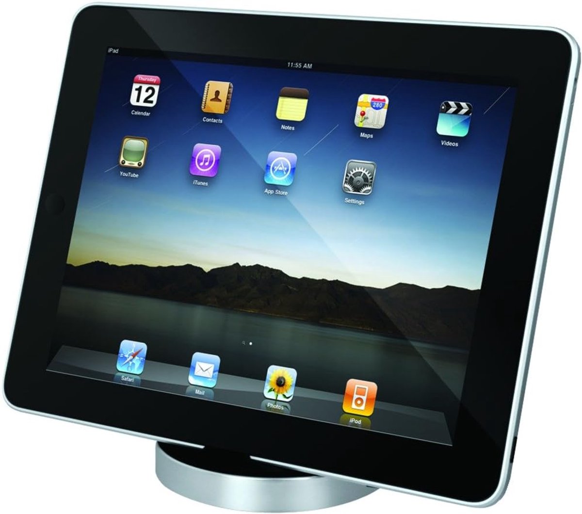 Reisstandaard iPad - Tabletstandaard - Onderweg - Lichtgewicht Verstelbaar - Tafelblad - Zwart