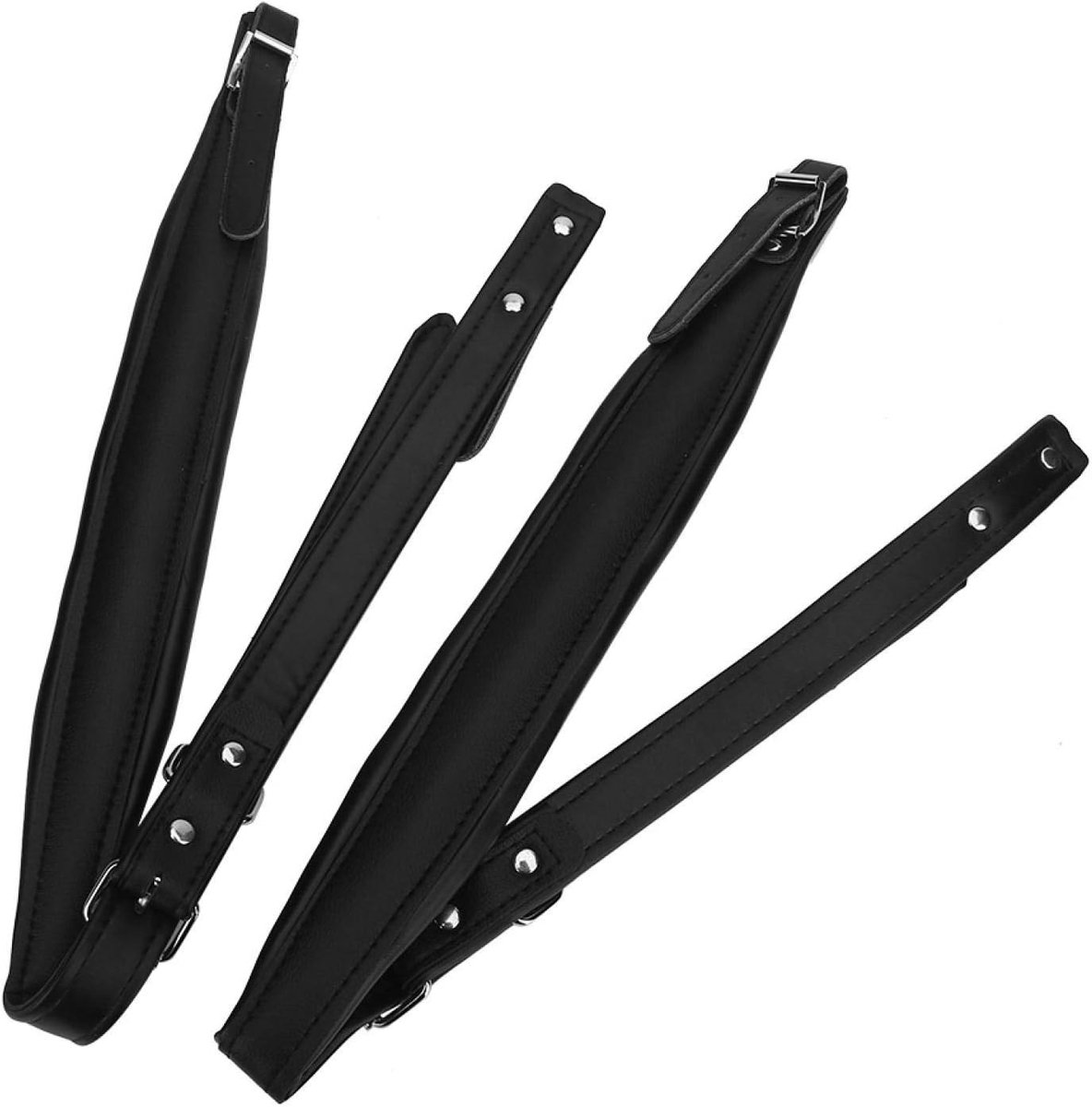Accordeonbanden Set - Schouderbanden Riem - Muziek Instrument - Verstelbare Lengte - 110cm Lang - Zwart
