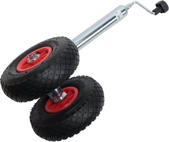 ProPlus Dubbel neuswiel - Kunststof velg - Luchtband - Ø 260 x 85 mm - 48 mm buis - Max. 150 kg van ProPlus — afbeelding 3